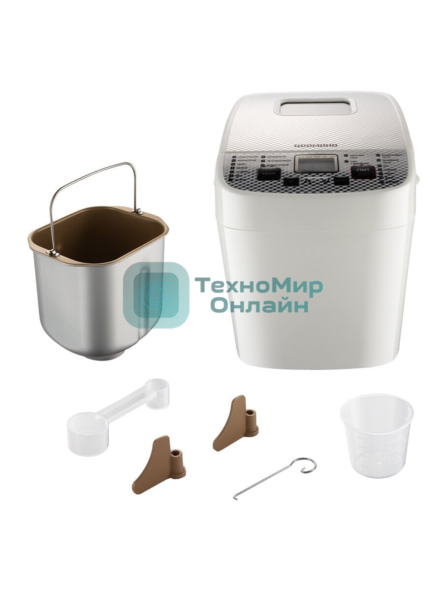 Хлебопечка Redmond RBM-1908 450 Вт, белый