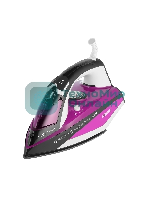 Утюг Centek CT-2344 фиолетовый/белый, 2200 Вт, 45 г/мин, 145 г/мин, 320 мл