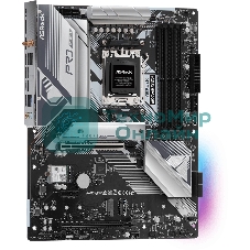 Материнская плата ASRock B650 Pro RS WiFi, AM5, AMD B650, 4xDDR5, 4xSATA, 3xM.2, 1xPCIe 4.0 x16, 1xPCIe 3.0 x16, 1xPCIe 3.0 x1, 1xHDMI, 1xDP, 1x2.5Gb LAN, Wi-Fi 6E, Bluetooth 5.2, 1xUSB-C 10Gbps, 2xUSB-A 5Gbps, 6xUSB-A 2.0, 3x3.5 мм, 7.1, ATX