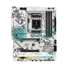Материнская плата ASRock B650 Steel Legend WiFi, AM5, AMD B650, 4xDDR5, 4xSATA, 3xM.2, 1xPCIe 5.0 x16, 1xPCIe 3.0 x16, 1xPCIe 4.0 x1, 1xHDMI, 1xDP, 1x2.5Gb LAN, Wi-Fi 6E, Bluetooth 5.2, 1xUSB-C 20Gbps, 1xUSB-A 10Gbps, 4xUSB-A 5Gbps, 4xUSB-A 2.0, 2x3.5 мм, 7.1, ATX