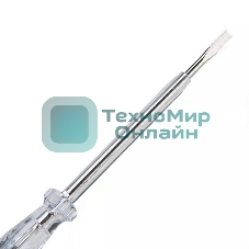 Индикаторная отвертка-тестер напряжения светодиодная Deli DL8002 100-500 В, длина 190мм