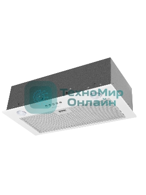 Вытяжка встраиваемая Maunfeld Crosby Singl 60 белый, 60 см, 850 куб. м/ч, 48 дБ