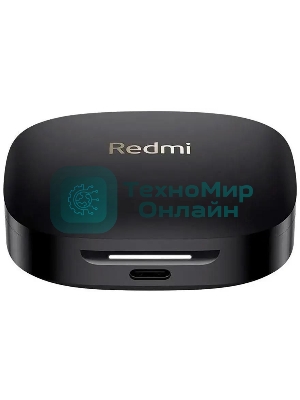 Наушники TWS Xiaomi Redmi Buds 6 черный, внутриканальные, Bluetooth, активное шумоподавление, до 40 ч