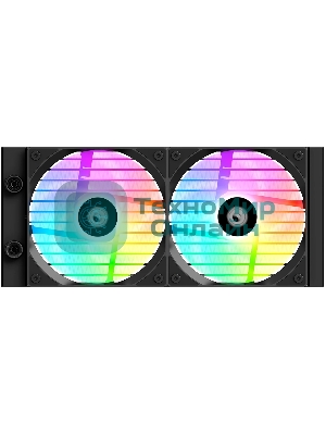 Система жидкостного охлаждения ID-Cooling FX240 LCD (Soc 1851/1700/1200/115X/AM5/AM4, 2x120мм fan, 2000rpm, 27.2 дБ, 300W, PWM 4-pin/5V 3Pin ARGb,Cop) (FX240 LCD)