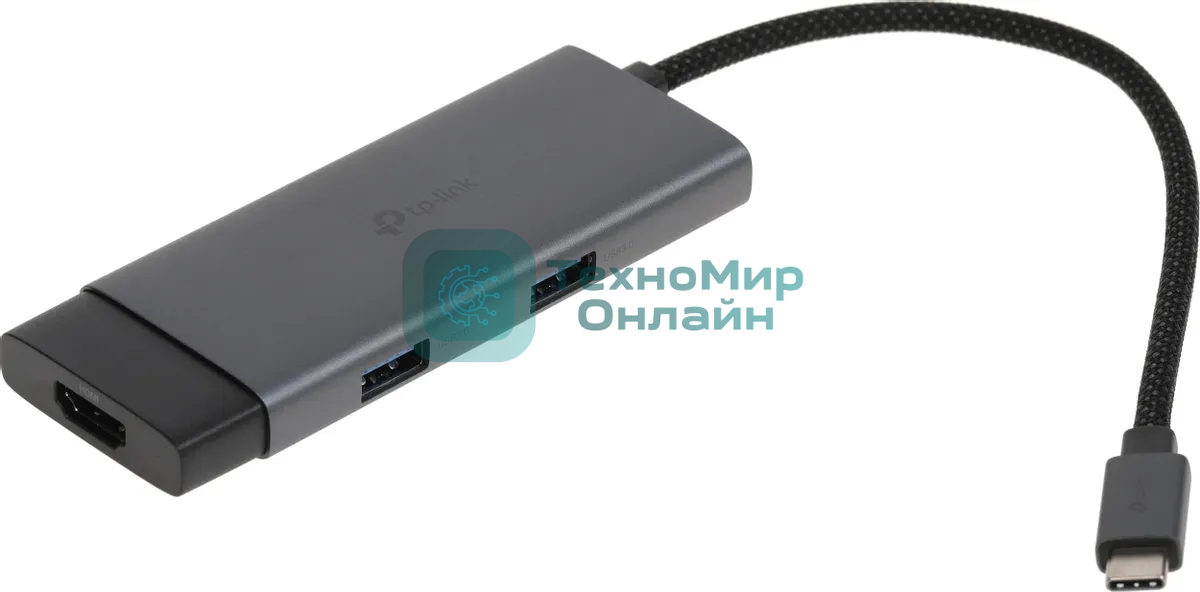 Разветвитель USB-C TP-Link UH5020C 2порт. серый