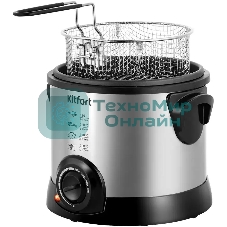 Фритюрница Kitfort KT-2011 1200Вт серебристый/черный