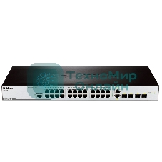 Коммутатор D-Link DES-3200-28/C1A, 24×100 Мбит/с + 2×1 Гбит/с Combo, управляемый