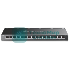 Коммутатор настольный TP-Link TL-SG116P с 16 гигабитными портами PoE+