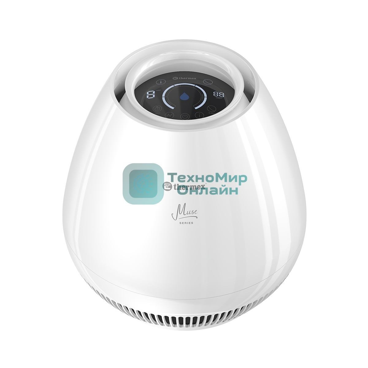 Мойка воздуха Thermex Muse 200 белый, 30 м², 4.2 л, ионизация