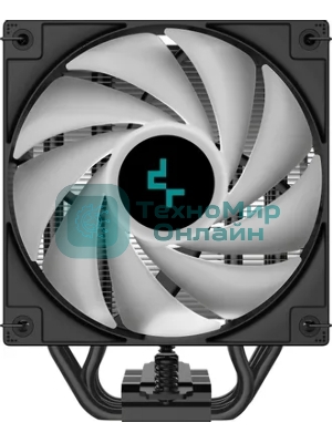 Кулер для процессора DEEPCOOL AG500 BK ARGb черный, 120 мм, алюминий/медь, 1850 об/мин, 29.4 дБ, 4 pin, 240 Вт, 155 мм