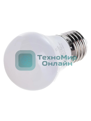 Лампа светодиодная SAFFIT SBG4507 7Вт Е27 теплый матовый шар