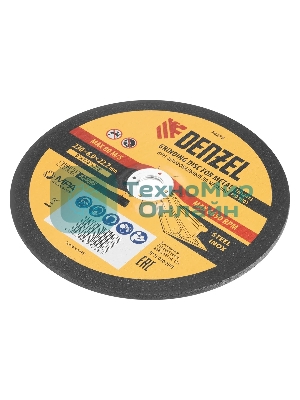 Круг шлифовальный по металлу Denzel A24QBF 230 х 6,0 х 22,2 мм