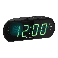 Радиочасы Soundmax SM-1562U (черный с зеленым)