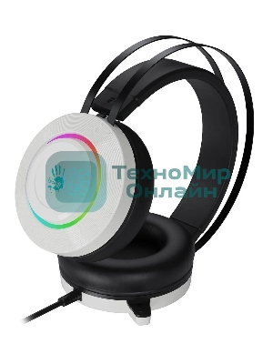 Гарнитура Bloody G521 белый, проводная, подсветка