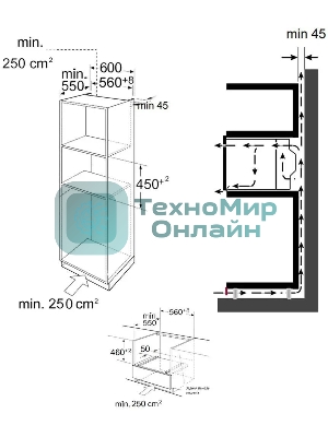 Шкаф духовой электрический с функцией СВЧ Maunfeld MCMO.44.9S, встраиваемый