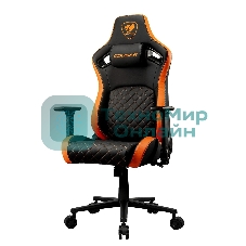 Кресло Cougar Defensor черный, экокожа