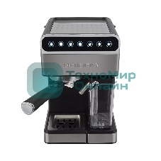 Кофеварка рожковая Polaris PCM 1535E черный/серебристый, молотый, 1.8 л, 1400 Вт, 15 бар