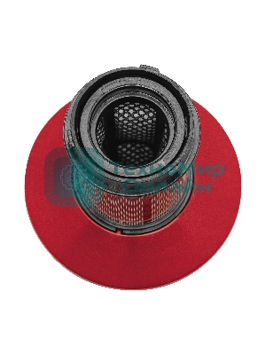 Пылесос вертикальный BBK BV3004 серый/красный, питание от аккумулятора, 60 Вт, уборка сухая, пылесборник 0.8 л