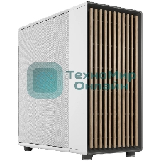 Компьютерный корпус без блока питания Fractal Design North XL, Full-Tower, 3x140мм, 2xUSB-A 3.2 + 1xUSB 3.2 Type-C E-ATX, ATX, mATX, mITX Wood panel, Chalk белый