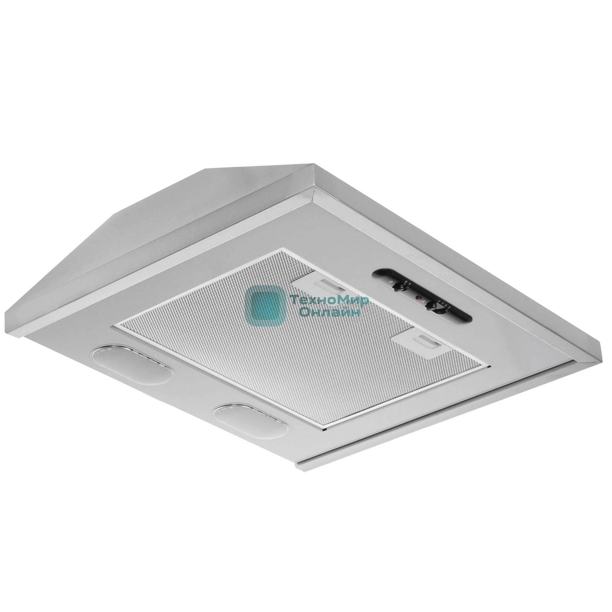 Вытяжка каминная Elikor Вента 60Н-430-П3Л серебристый, 60 см, 430 куб. м/ч, 54 дБ