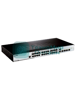 Коммутатор D-Link DES-3200-28/C1A, 24×100 Мбит/с + 2×1 Гбит/с Combo, управляемый
