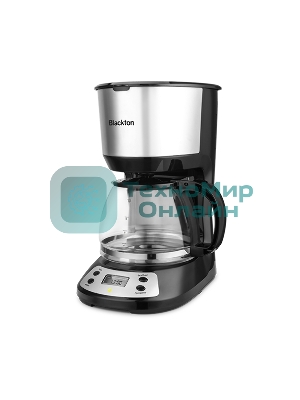 Кофеварка капельная Blackton Bt CM1116 черный/серебристый, исп. кофе - молотый, 1.25 л, 750 Вт.
