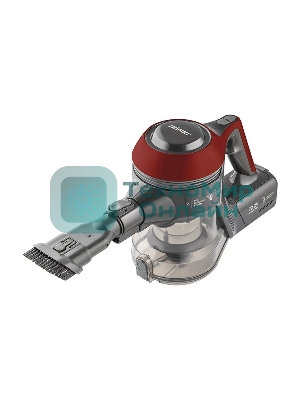 Пылесос вертикальный Zelmer STICK ZSVC511DF черный/красный, питание от аккумулятора, 130 Вт, уборка сухая, пылесборник 0.8 л