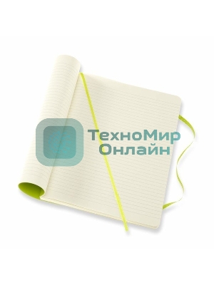 Блокнот Moleskine Classic XL,192 страниц, лаймовый, в линейку