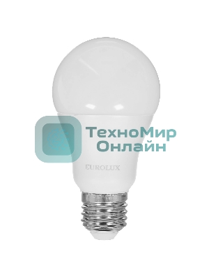 Лампа светодиодная EUROLUX LL-E-A60-15W-230-2,7K-E27