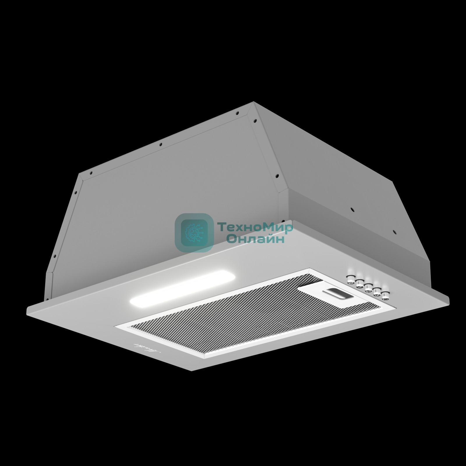 Вытяжка встраиваемая Monsher Angers 40 Acier серебристый, 40 см, 800 куб. м/ч, 45 дБ