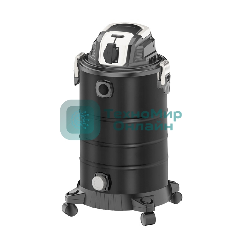 Пылесос строительный Kranz KR30, 1400Вт, 30л, 4м