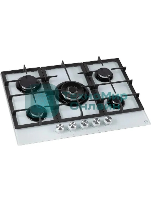 Газовая варочная панель MBS PG-801WH стекло белое