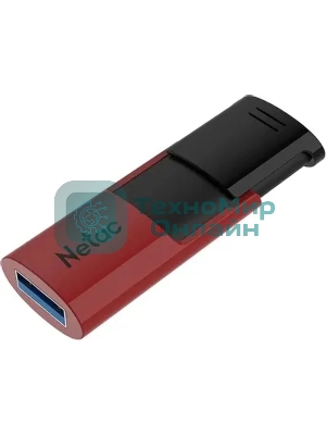 Флешка USB Netac U182 (replaced NT03U182N-016G-30RE), 16Gb, USB 3.2, R/W 70/30, красный/черный
