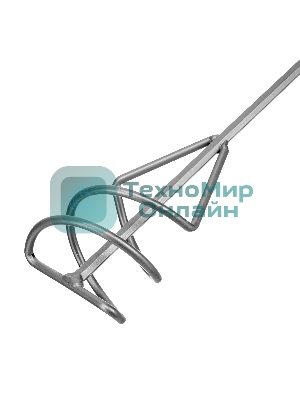 Миксер Сибртех для строительных смесей, 80х9х400 мм, шестигранный хвостовик