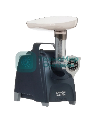 Мясорубка электрическая Аксион М61.01 темно-синий, 2000 Вт, 4.0 кг/мин, реверс, защита от перегрузки, насадки - 4