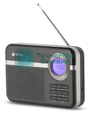 Радиоприемник Vitek VT-3592 (BK) Тип батареек UM-2/С. Выходная мощность 1 вт.
