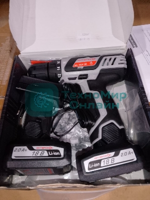 (Из ремонта) Дрель-шуруповерт ДА-18ЭР ИНТЕРСКОЛ 436.2.2.20 (Восстановленный товар после ремонта, полностью работоспособный)