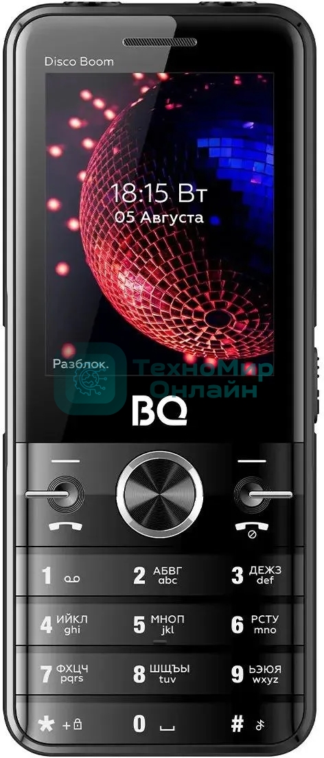 Мобильный телефон BQ 2842 Disco Boom черный