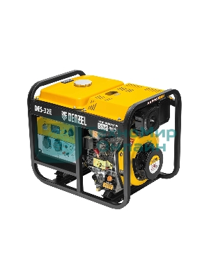 Электрогенератор дизельный Denzel DES-32E, 3.2 кВт, 110 дБ, 78.9 кг