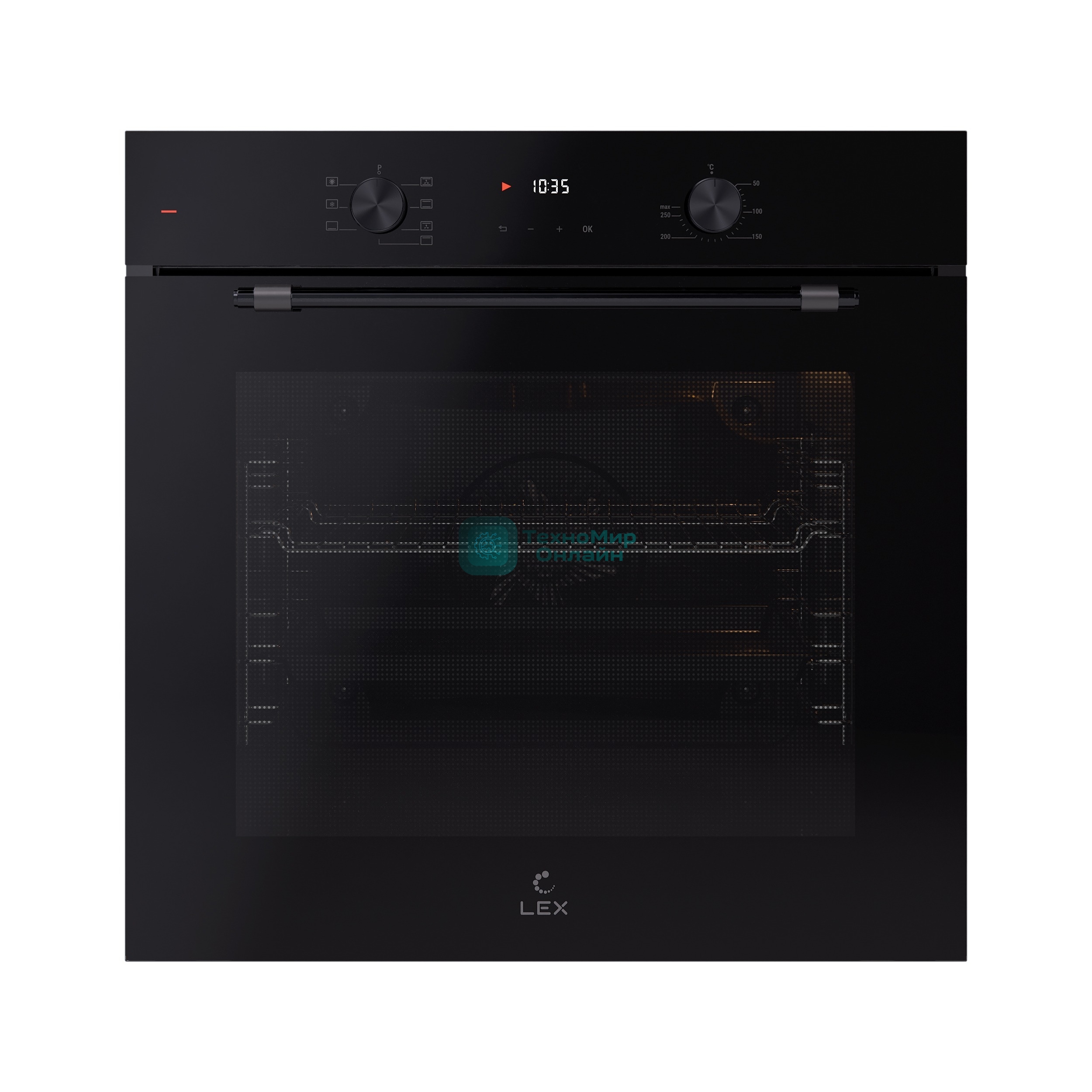 Духовой шкаф электрический LEX EDP 671 BBL MAX, встраиваемый, черный