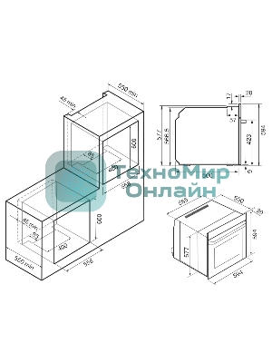 Электрический духовой шкаф Krona ESSENZA 60 WH G2