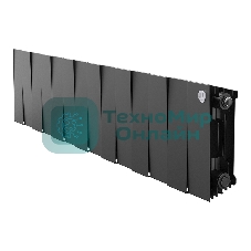 Радиатор биметаллический Royal Thermo PianoForte 200 черный- 14 секц.