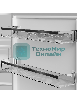 Холодильник Hotpoint HDKP 8201I DX нержавеющая сталь двухкамерный 257/100л морозилка снизу, No Frost