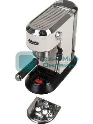 Кофеварка эспрессо DeLonghi EC685.W белый, исп. кофе - молотый/чалды, 1.1 л, 1350 Вт, 15 бар