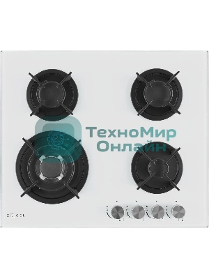 Варочная панель газ ZUGEL ZGH603W, белая