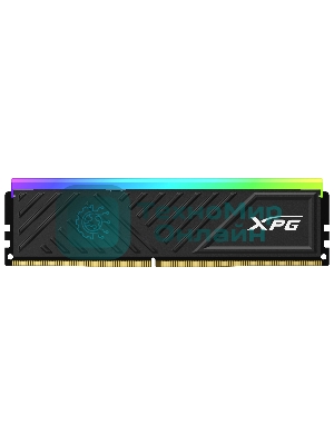 Оперативная память XPG Spectrix D35G RGB, DDR4, 16GB (1x16GB), 3200MHz, CL16, DIMM, с радиатором, RGB, черный
