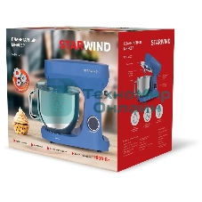 Миксер планетарный Starwind SPM4172 1800 Вт, васильковый