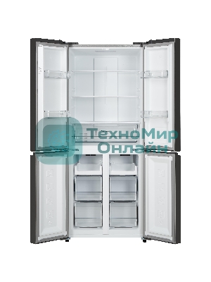 Холодильник Бирюса CD 405 I нержавеющая сталь двухкамерный 289/130л морозилка снизу Side by Side