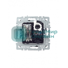 Розетка телевизионная двойная TV+RJ45 IEK Brite РТВ/РК12-БрШ (BR-AK20-1-K37) кат.5E шампань