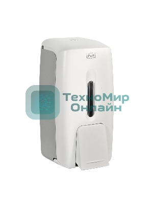 Дозатор для жидкого мыла пластик Puff-8120 белый, 0,8 л